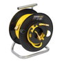 Powerplus Enrollador portátil con manguera PVC para aire 20 m, 17 bar, conexión 1/4" tipo euro