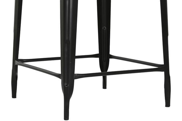 DKD Home Decor Mesa Bar Horeca Metal Vintage 102x66x66 cm Metal Madera