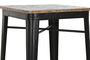 DKD Home Decor Mesa Bar Horeca Metal Vintage 102x66x66 cm Metal Madera
