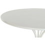 DKD Home Decor Mesita Auxiliar de Metal Blanco 81x81x81,5 cm