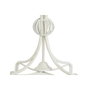 DKD Home Decor Mesita Auxiliar de Metal Blanco 81x81x81,5 cm