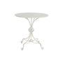 DKD Home Decor Mesita Auxiliar de Metal Blanco 81x81x81,5 cm