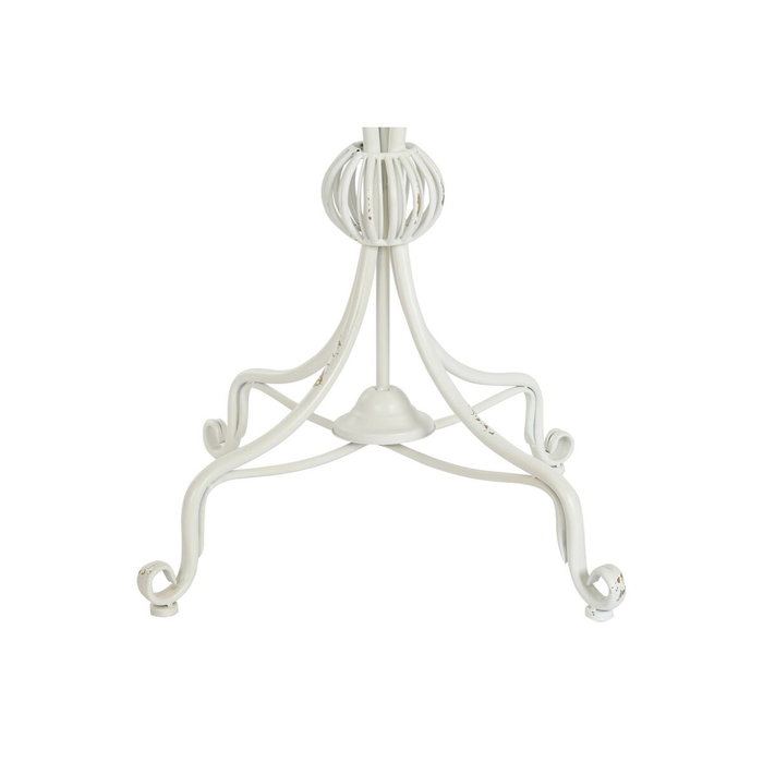 DKD Home Decor Mesita Auxiliar de Metal Blanco 81x81x81,5 cm