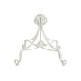 DKD Home Decor Mesita Auxiliar de Metal Blanco 81x81x81,5 cm