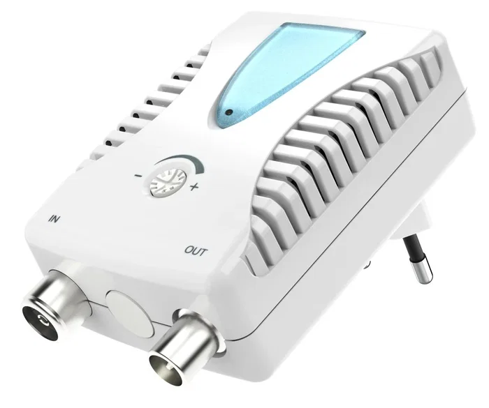 Hama Amplificador de Antena CATV 25dB Ajustable Blanco