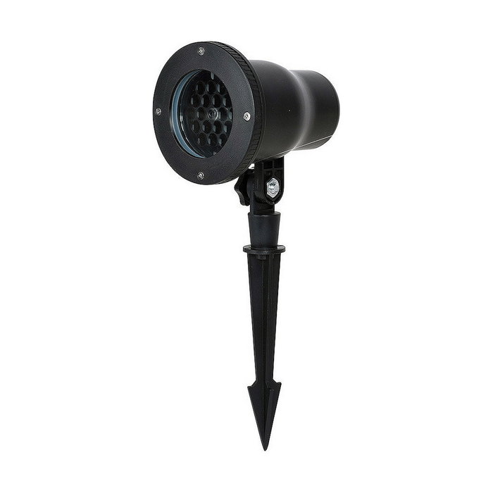 Proyector LED efecto tormenta de nieve IP44 Negro