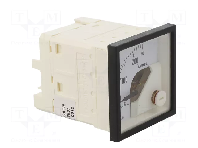 LUMEL EA16N Voltímetro Analógico para Panel 0-250V VAC LUMEL EA16N Voltímetro Analógico para Panel 0-250V VAC