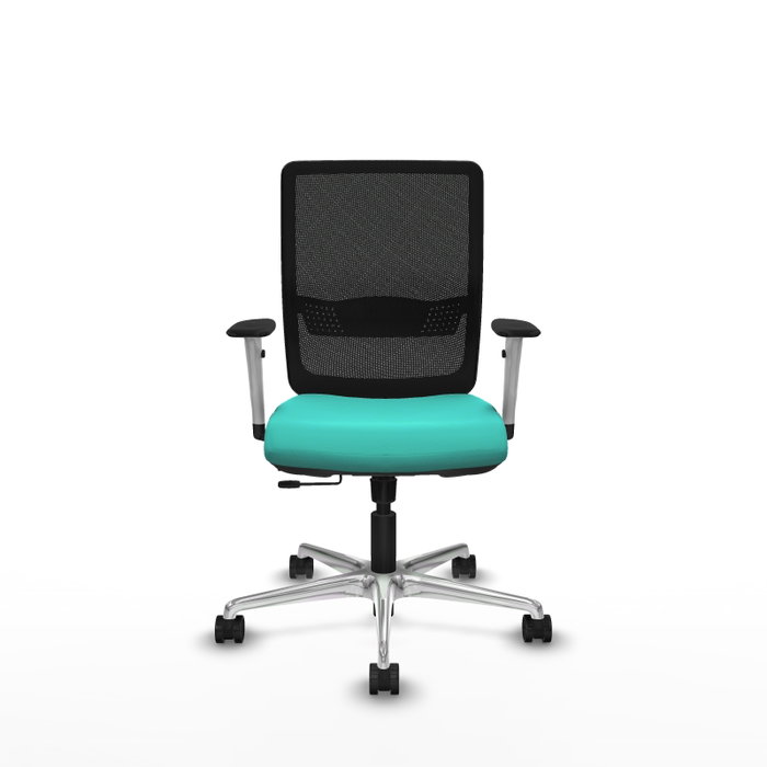 PIQUERAS Y CRESPO Silla de oficina Haches con mecanismo Sincro/Traslack, Turquesa y Negro PIQUERAS Y CRESPO Silla de oficina Haches con mecanismo Sincro/Traslack, Turquesa y Negro