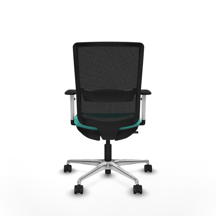 PIQUERAS Y CRESPO Silla de oficina Haches con mecanismo Sincro/Traslack, Turquesa y Negro PIQUERAS Y CRESPO Silla de oficina Haches con mecanismo Sincro/Traslack, Turquesa y Negro