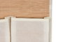 DKD Home Decor Organizador Colgante de Bambú y Tela Natural 45x81 cm