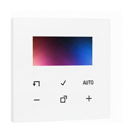 JUNG BTLS1791WW Termostato de ambiente digital con pantalla para calefacción