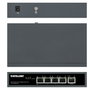 Intellinet Switch Gigabit 5 Puertos con PoE Passthrough, 1 Puerto PD PoE++ 95W y 4 Puertos PSE PoE, Montaje Pared o Mesa, 65W Presupuesto PoE, Conmutador de Red 10/100/1000