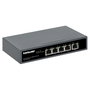 Intellinet Switch Gigabit 5 Puertos con PoE Passthrough, 1 Puerto PD PoE++ 95W y 4 Puertos PSE PoE, Montaje Pared o Mesa, 65W Presupuesto PoE, Conmutador de Red 10/100/1000