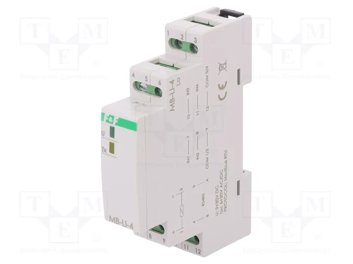 F&F Contador Electrónico de Impulsos RS485 Modbus RTU F&F Contador Electrónico de Impulsos RS485 Modbus RTU
