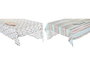 DKD Home Decor Mantel Azul Celeste Gris 150 x 150 cm Set de 5 (2 Unidades) Urban