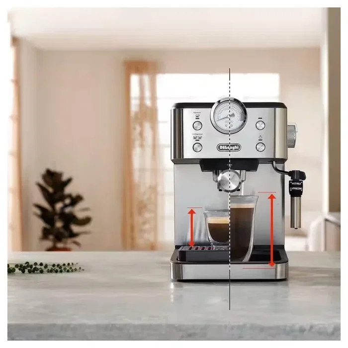 De'Longhi Classic EM450.M Cafetera Express Plateada 1325W 15 bares 1.7L De'Longhi Classic EM450.M Cafetera Express Plateada 1325W 15 bares 1.7L