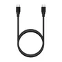 Aisens Cable USB 3.2 Gen2x2 20Gbps 100W USB-C a USB-C 0,6m Negro