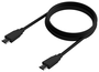 Aisens Cable USB 3.2 Gen 2x2 20Gbps 0,6m Negro