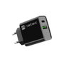 Natec Ribera Cargador USB-A + USB-C 20W PD Negro