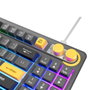 Rampage Cyclone Knob RGB 90% Teclado Mecánico Gaming Layout Polaco