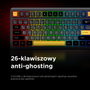 Rampage Cyclone Knob RGB 90% Teclado Mecánico Gaming Layout Polaco