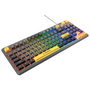 Rampage Cyclone Knob RGB 90% Teclado Mecánico Gaming Layout Polaco
