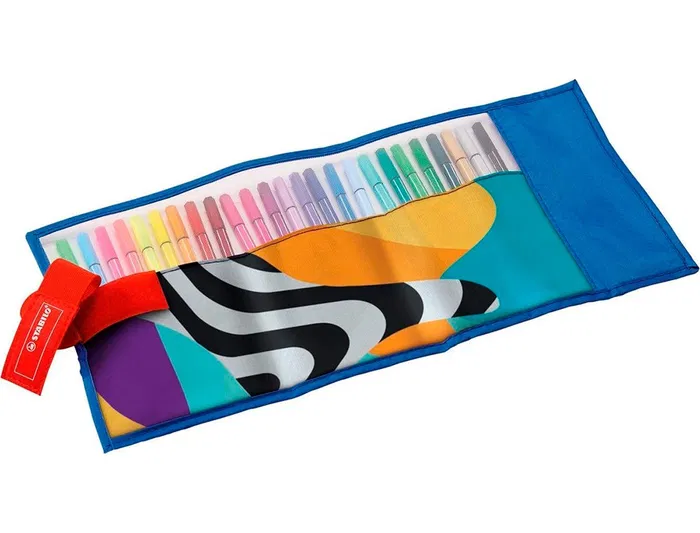 Stabilo Rotulador Pen 68 Arty Rollerset Estuche 25 Unidades Colores Surtidos Punta Fibra 1mm Stabilo Rotulador Pen 68 Arty Rollerset Estuche 25 Unidades Colores Surtidos Punta Fibra 1mm
