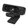 LogiLink Webcam 1080p FHD UA0381 con Micrófono, 96 Grados Ángulo de Visión, Resolución 1920 x 1080 Pixeles a 30 pps, Compatible con Windows, Mac, Linux, ChromeOS, Color Negro