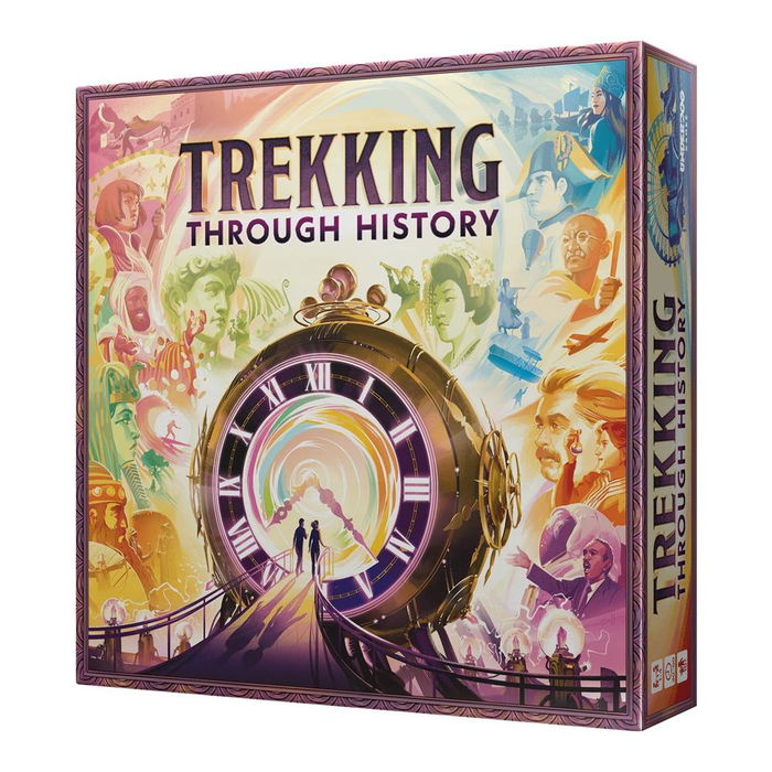 Juego de Mesa Trekking Through History | Aventura Educativa por la Historia | +108 Cartas | de 1 a 4 Jugadores