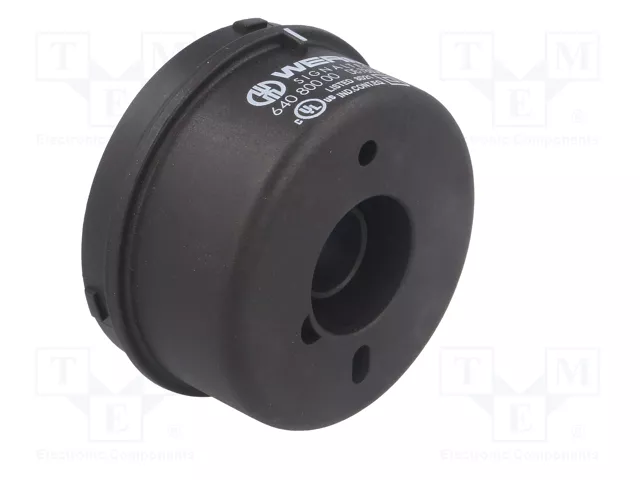 WERMA Signaltechnik Elemento de conexión BWM 64080000 12-230VAC/DC negro