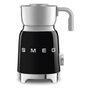 Smeg MFF11BLEU Espumador de leche Negro