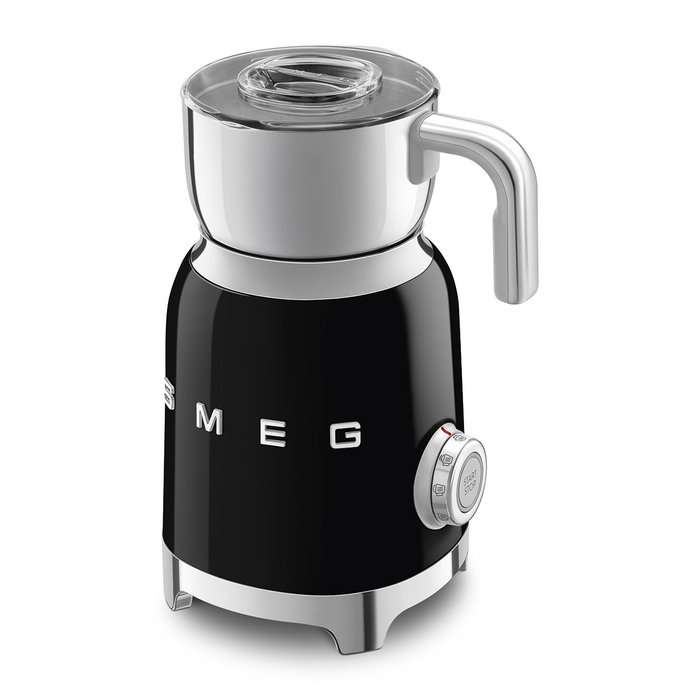 Smeg MFF11BLEU Espumador de leche Negro
