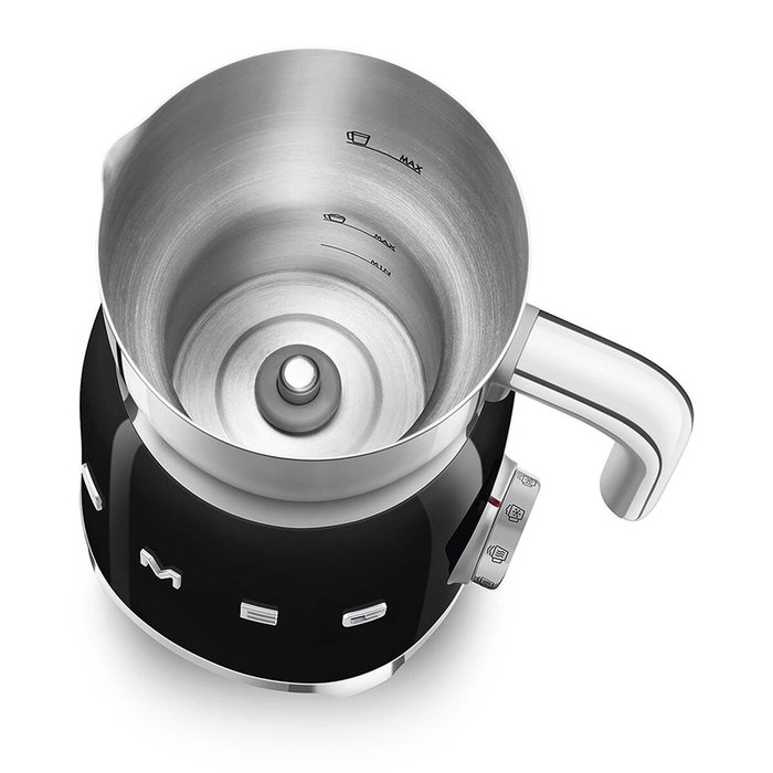 Smeg MFF11BLEU Espumador de leche Negro