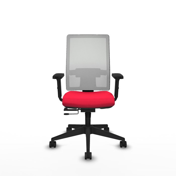 PIQUERAS Y CRESPO Silla de oficina Horna con mecanismo Sincro/Traslack, Rojo y Blanco PIQUERAS Y CRESPO Silla de oficina Horna con mecanismo Sincro/Traslack, Rojo y Blanco
