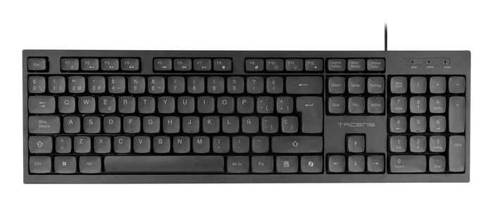 Teclado espaÑol y ratÓn tacens acp02 negro Teclado espaÑol y ratÓn tacens acp02 negro