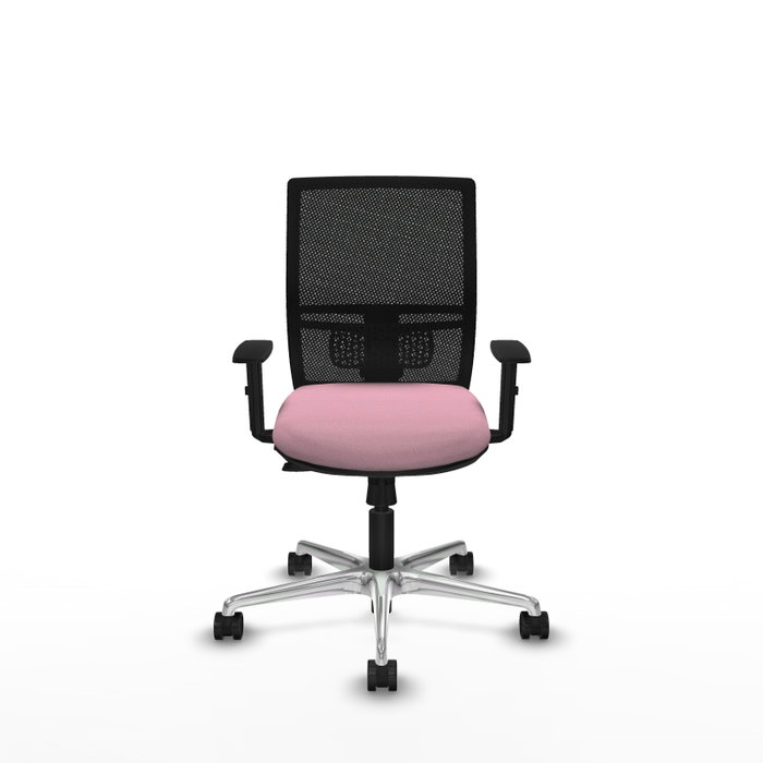 PIQUERAS Y CRESPO Silla de oficina Yunquera Rosa con respaldo de malla Negro PIQUERAS Y CRESPO Silla de oficina Yunquera Rosa con respaldo de malla Negro