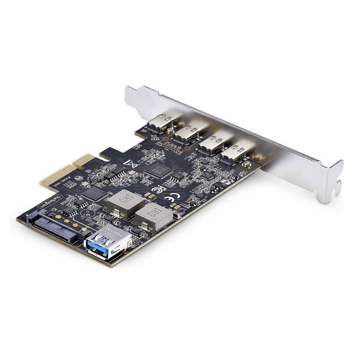 StarTech.com Tarjeta PCIe de 5 Puertos USB 10Gbps (4x USB-C / 1x USB-A) StarTech.com Tarjeta PCIe de 5 Puertos USB 10Gbps (4x USB-C / 1x USB-A)