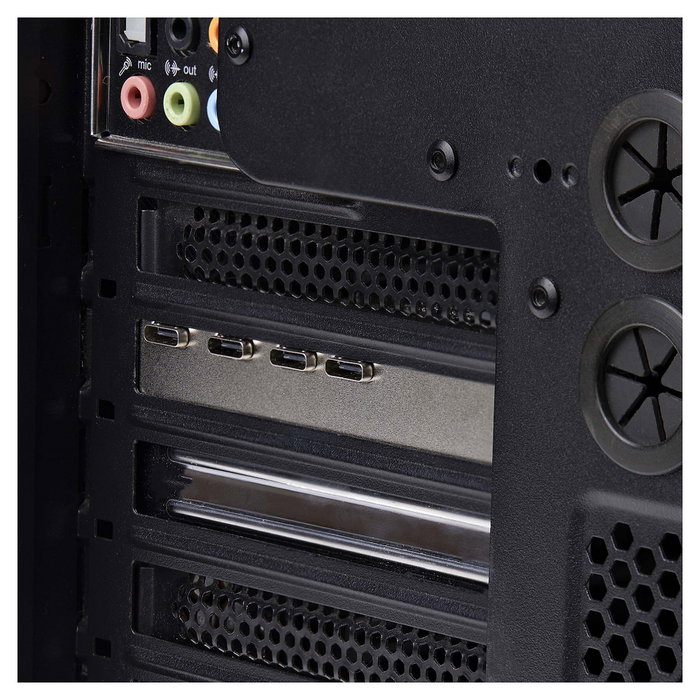 StarTech.com Tarjeta PCIe de 5 Puertos USB 10Gbps (4x USB-C / 1x USB-A) StarTech.com Tarjeta PCIe de 5 Puertos USB 10Gbps (4x USB-C / 1x USB-A)