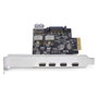 StarTech.com Tarjeta PCIe de 5 Puertos USB 10Gbps (4x USB-C / 1x USB-A)
