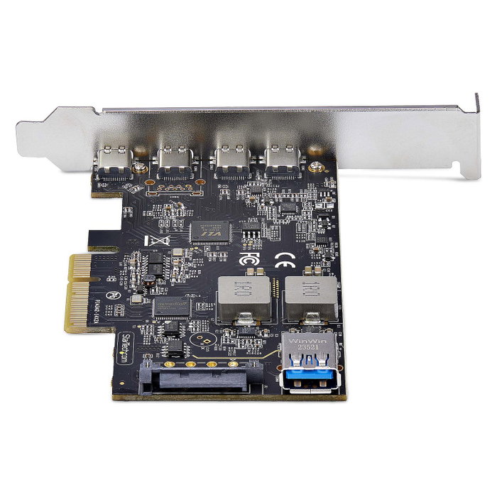 StarTech.com Tarjeta PCIe de 5 Puertos USB 10Gbps (4x USB-C / 1x USB-A) StarTech.com Tarjeta PCIe de 5 Puertos USB 10Gbps (4x USB-C / 1x USB-A)