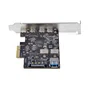 StarTech.com PS4C3IA3-USB-C-CARD Tarjeta PCIe USB 3.2 Gen 2 de 10 Gbps - 4 Puertos USB-C + 1 USB-A Interno - Hub/Controladora Interna - Compatible con Windows, macOS, Linux