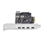 StarTech Tarjeta PCIe de 5 Puertos USB (4x USB-C / 1x USB-A) 10Gbps
