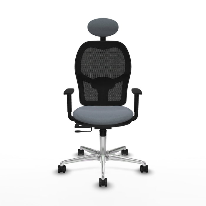 PIQUERAS Y CRESPO Silla de oficina Jorquera con mecanismo Sincro/Traslack Gris y Negro PIQUERAS Y CRESPO Silla de oficina Jorquera con mecanismo Sincro/Traslack Gris y Negro