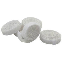 Ekomet Cinta de Cierre Blanco 0,45 m x 10 mm (5 piezas)