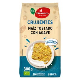 El Granero Copos de Maíz Tostado con Agave BIO 500g