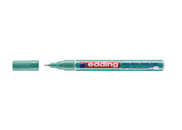 Marcador T.Opaca Perm. Edding 780 Conico Metalico Verde (Set de 10)