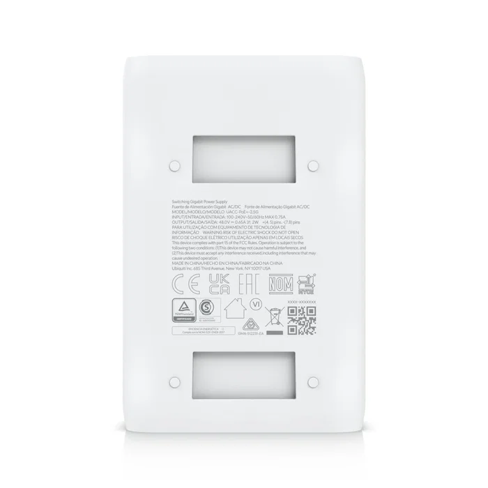 Ubiquiti UACC-PoE+-2.5G Adaptador Inyector PoE+ 30W 2.5GbE Ubiquiti UACC-PoE+-2.5G Adaptador Inyector PoE+ 30W 2.5GbE
