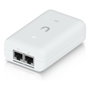Ubiquiti Networks UACC-POE+-2.5G Adaptador Inyector PoE+ 48VDC 30W para Ethernet 2.5GbE, 10/100/1000/2500 Mbit/s, Blanco, Protecciones de Sobrecarga
