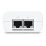 Ubiquiti Networks UACC-POE+-2.5G Adaptador Inyector PoE+ 48VDC 30W para Ethernet 2.5GbE, 10/100/1000/2500 Mbit/s, Blanco, Protecciones de Sobrecarga