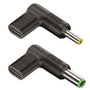 NGS BUD-T Pack de 2 Clavijas para Portátil Toshiba USB-C
